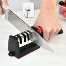 New 3/4-Stage Professional Sharpener Set Type Household Replaceable Sharpener Kitchen Scissors