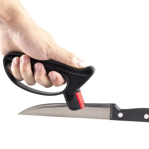 Newest Practical Professional 2 In 1 Handheld Knife Scissor Blade Knife Sharpener Sharpening Co
