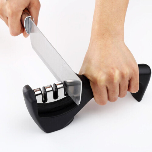 3 Stages High Quality Knife Sharpener Diamond Ceramic Rod Sharpener Sharpening Tool Stainless S