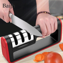 Baijh Professional Knife Sharpener Diamond Quick Professional 3 Stages Sharpener Kitchen Knife