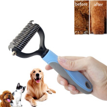 Pet Cat Hair Removal Comb Brush Dog Grooming Shedding Tools Puppy Hair Shedding Trimmer Pet Fur
