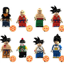 8Pcs Dragon Ball Building Block Minifigures Toys Best Action Figures Gift Fit Lego