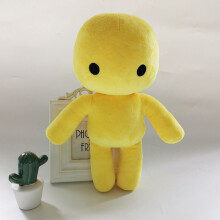 (Yellow People) 2Pcs Wobbly Life Plushie Funny Octopus Mood Plush Toys Stuffed Dolls Kids Gift