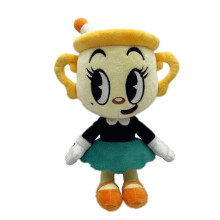 (Ms.Chalice) Cuphead Plush Toy | Cuphead Mugman Ms.Chalice Soft Stuffed Doll Kids Gift