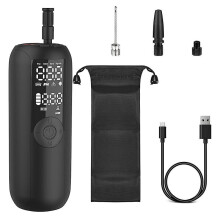 Air Pump Tire Inflator Rechargeable Dual Digital Display For Car Bicycle Balls