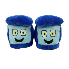 (PoppyFather) Poppy Playtime Cartoon Character Plush Slippers Poppy Mom Dad Soft Shoes