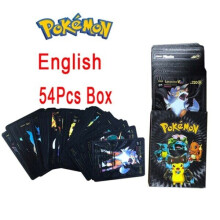 (A Box 54pcs English8) 54 Pokemon Cards Metal Card V Card PIKACHU Charizard Golden Vmax Card