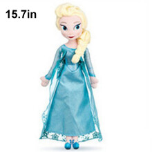 (Elsa-40cm) 40/50CM Frozen Disney Elsa Plush Doll Soft Toy Anna Olaf Kids Hug Plushies Gifts