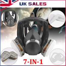 7 in 1 Face Respirаtor Mask Gas Mask with Activated Carbon Air Filter