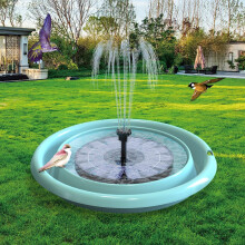 Solar Fountain Pump 1.4W Outdoor Bird Bath Solar PanelFountain Pump