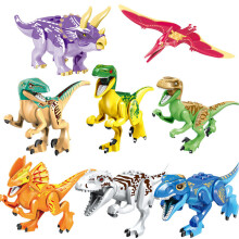 (77021 8PCS) Jurassic World Dinosaur Building Kits Set Toys