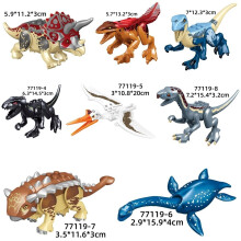 (77119 8PCS) Jurassic World Dinosaur Building Kits Set Toys