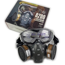 Respirator Gas Mask Filter Facepiece Mask Chemical Painting Spraying