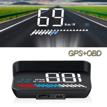 Car HUD Head Up Display Digital GPS Speedometer MPH Overspeed Alarm