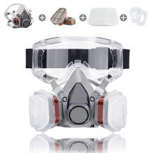 6200 Reusable Full Face Gas Mask Chemical Vapor Paint Spray Respirator