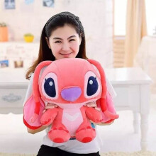 (Angel, 30CM) Kawaii Stitch Long ears Plush toys Disney cute Dolls Soft Pillows for baby kids Dear person gift