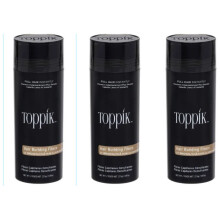 (LIGHT BROWN) Toppik Hair Building Fibres | 27.5g ( pack of 3)
