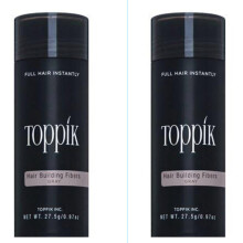 Toppik Hair Building Fibers, Grey, 27.5 g (pk 2)