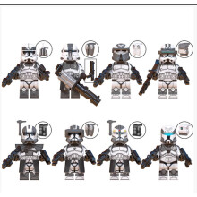 8pcs Star Wars Clone Trooper Cody Rex Commander fit Lego Minifigures