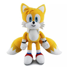 (30cm, E) Soft Plush Toys for Kids Boys Girls, Sonic the Hedgehos Knuckles Shadow Tails Christmas Birthday Gifts
