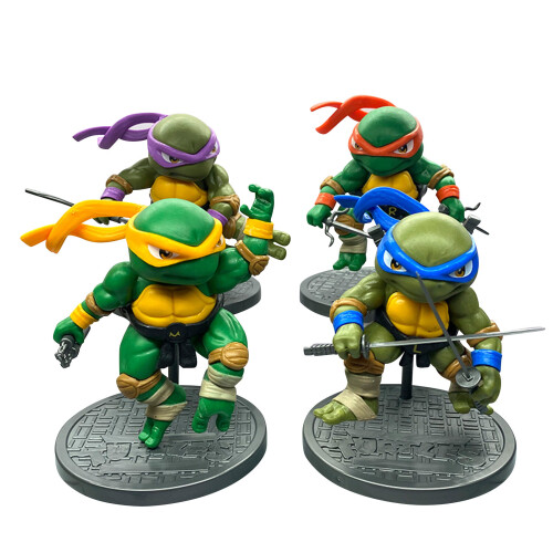 4PCS Ninja Turtles Action Figures - Kid Gift Ninja Toy
