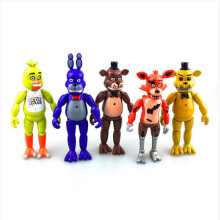 5PCS a Set Five Nights At Freddy's Toy Nightmare Anime Action Figure Freddy Toys