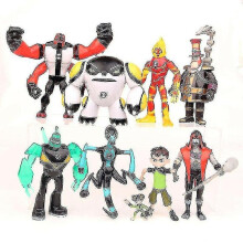 Ben 10 Action - 9pcs 5 Pvc Doll Set Play Toy