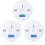 Carbon Monoxide Detector 3 Pack, Co Alarm Detector Sensor Battery Powered With Lcd Digital Display F 1
