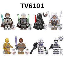 8pcs/set Wars Minifigure Building Blocks Assembled s Toys For Kids
