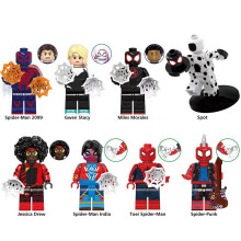 8PCS Spider Man Minifigures Building Blocks Toy