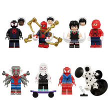 8PCS Across the Spider-Verse Minifigures Building Blocks Toy