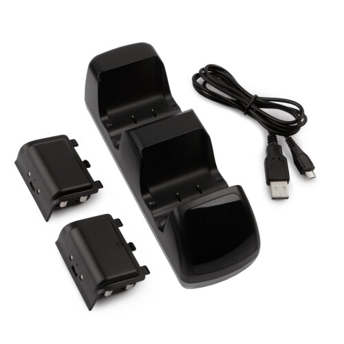 REYTID Wireless Controller Docking Charging Station for Xbox One Slim X w Batteries