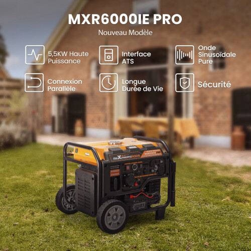Petrol Inverter Generator Portable 5500W +ATS Interface Camping 1