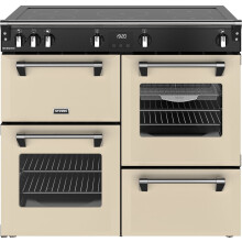 Stoves Richmond 100Ei TCH 100cm Electric Range Cooker with Induction Hob - Cream - A/A/A Rated