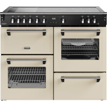 Stoves Richmond Deluxe 110Ei 110cm Electric Range Cooker with Induction Hob - Cream - A/A/A Rated