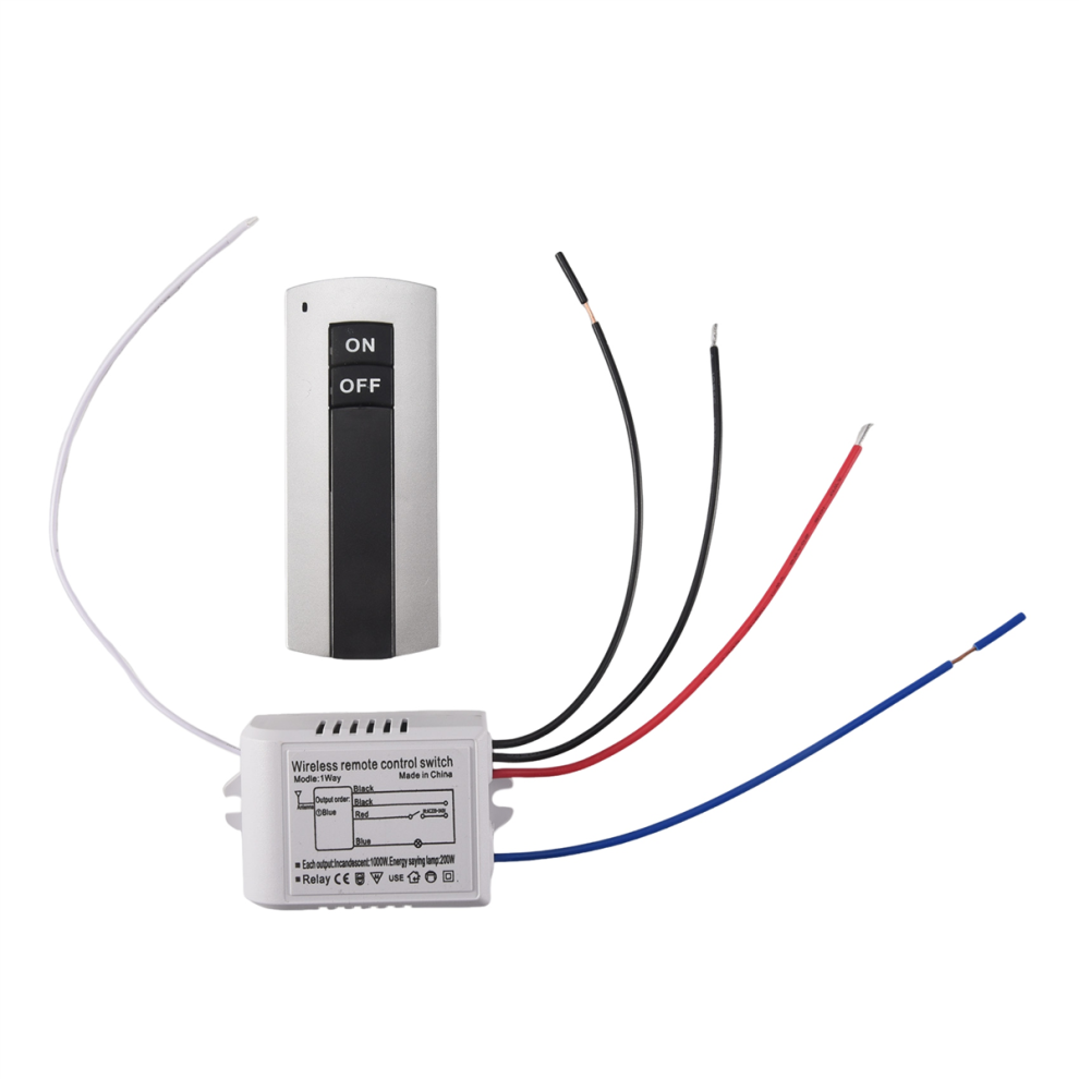Photos - Other Electrical Equipment 1 Way ON/OFF 220V Wireless Remote Control Switch Digital Remote