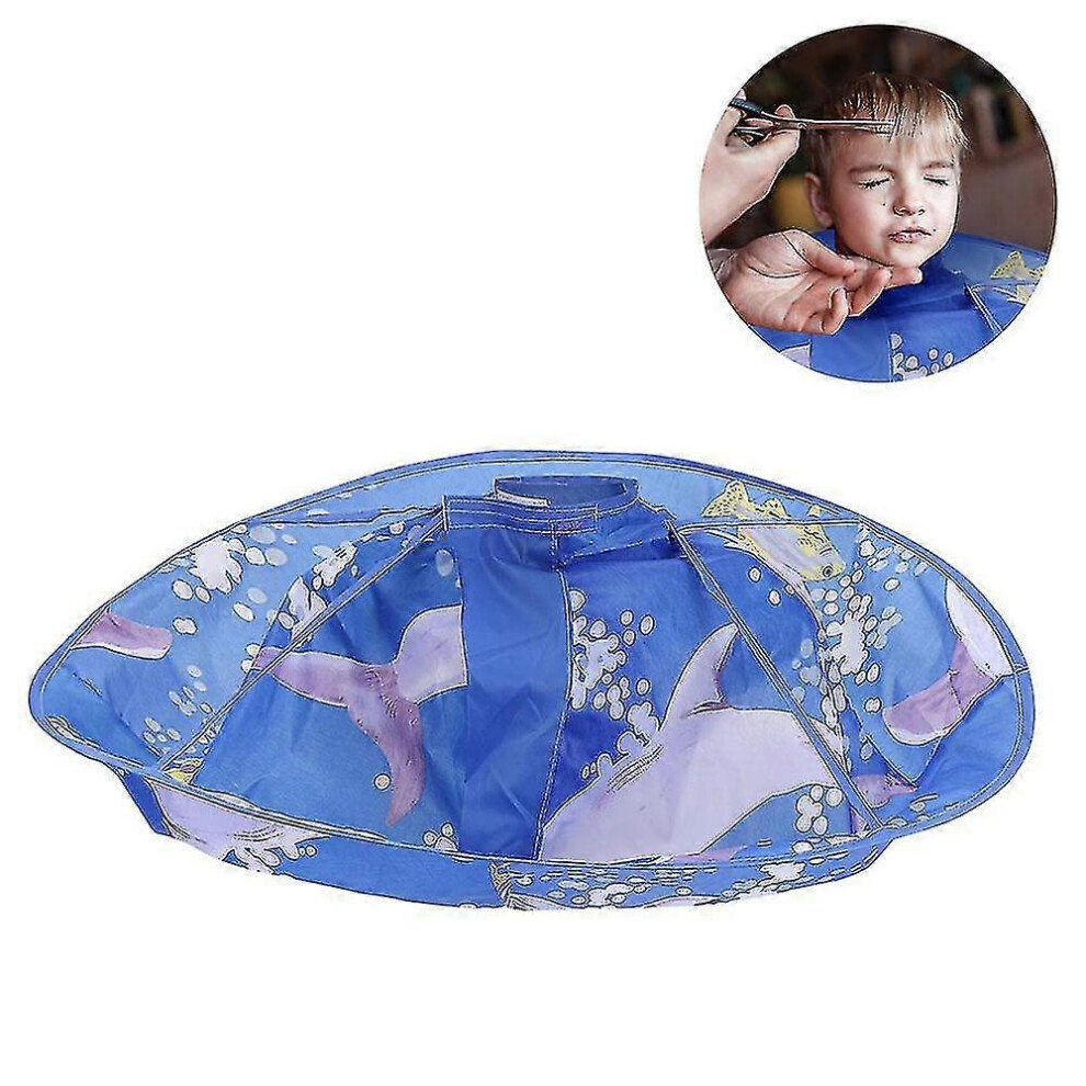 Exsader Not,Specified (As Show, One Size) Children's Barber Salon Cape Waterproof Barber Cape Barber Apron
