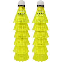 (As show, One size) Shuttlecks Birds 12 Pack Nylon Badminton Shuttlecks For Training Hiking