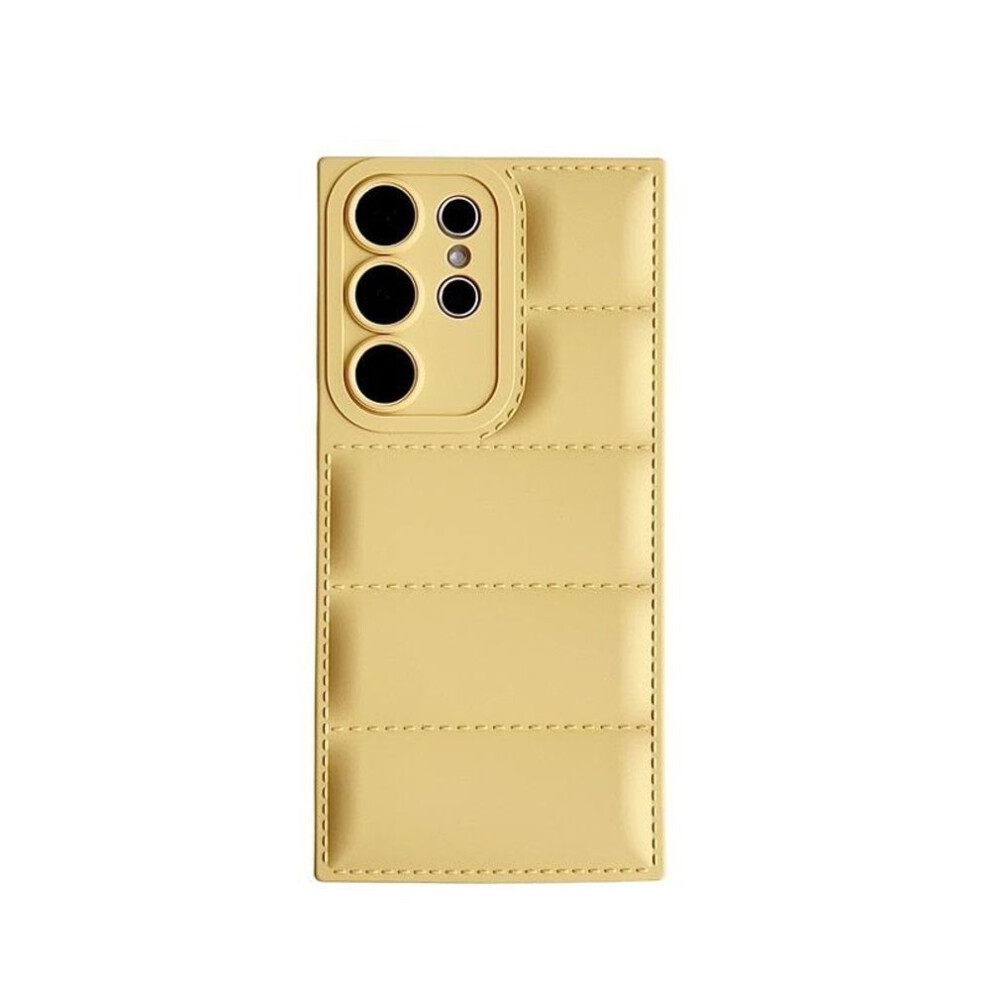 (yellow, Samsung A25 5G) Solid Colorful Shell For Samsung Galaxy S24 S22 Ultra Plus S23 S21 S20 Fe A55 A54 A52 A51 A34 A33 A32 A14 A13 5g Shockproof Down Soft Case Cover