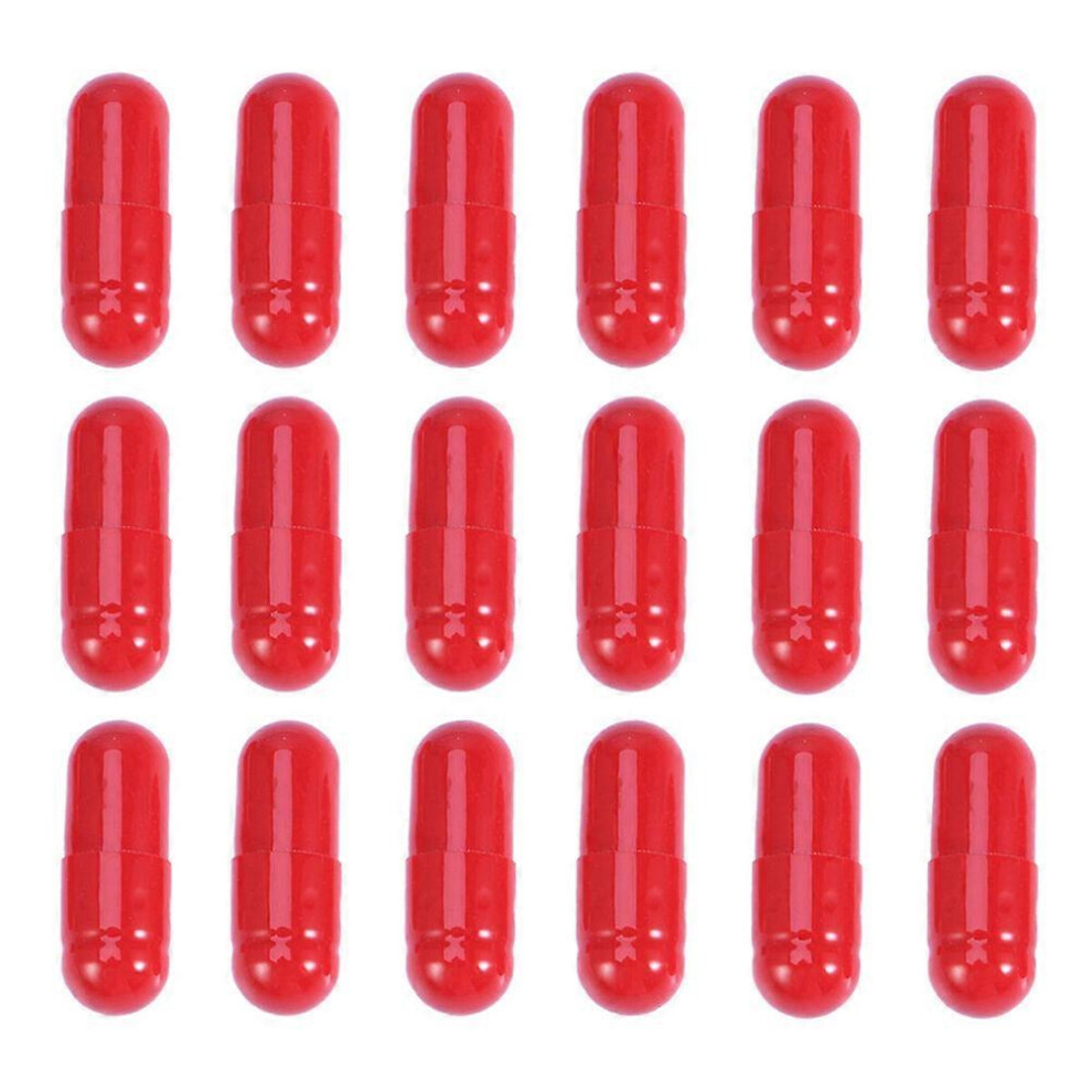 Kricely (As Show, One Size) 50Pcs Fake Blood Capsules Halloween Makeups Scary Bloods Capsules Prank Props