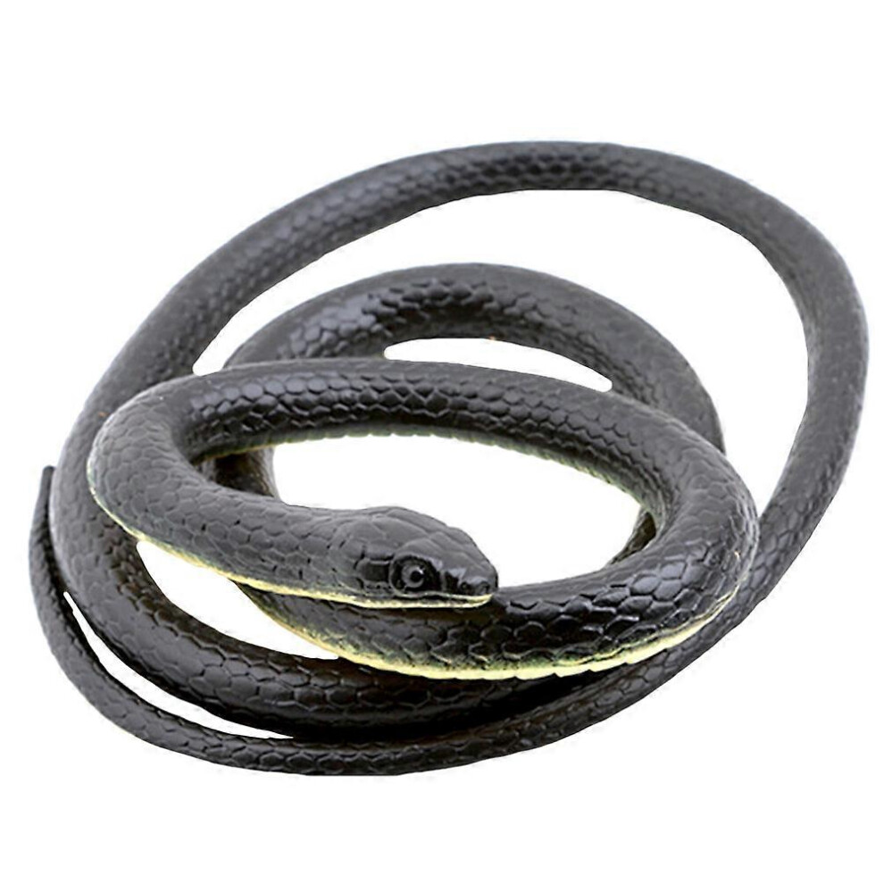 Kricely (As Show, One Size) 1Pc Halloween Simulation Snake Toy Trick Props Lifelike Snake Plaything