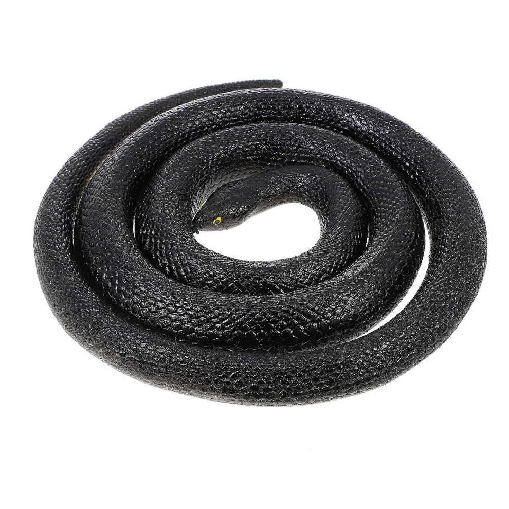 Kricely (As Show, One Size) Artificial Big Snake Rubber Snake Toy Prank Snake Toy Big Rubber Snake
