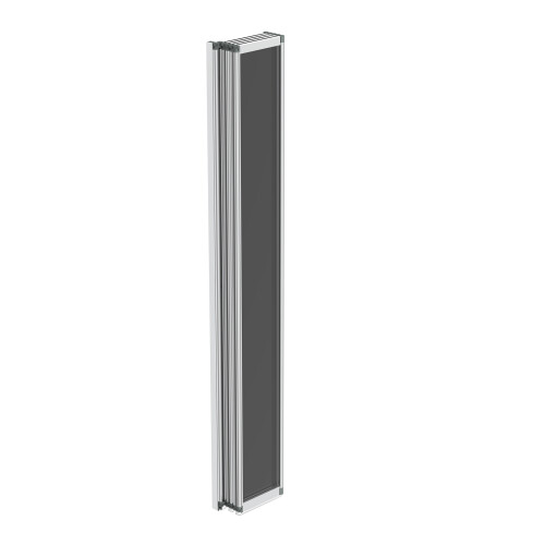 Living And Home 5 Folding Panel Bath Glass Shower Screen 120cm W x 140cm D 2