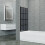 Living And Home 4mm Thickness Tempered Glass Shower Screen 3