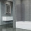 Living And Home 4mm Thickness Tempered Glass Shower Screen 1