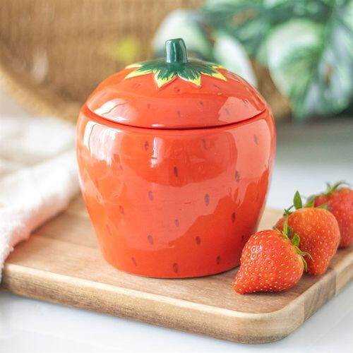 Strawberry Shaped Candle Jar 1