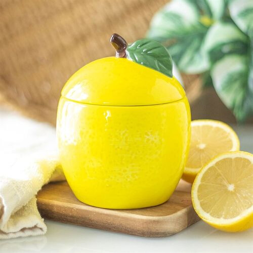 Lemon Shaped Candle Jar 1