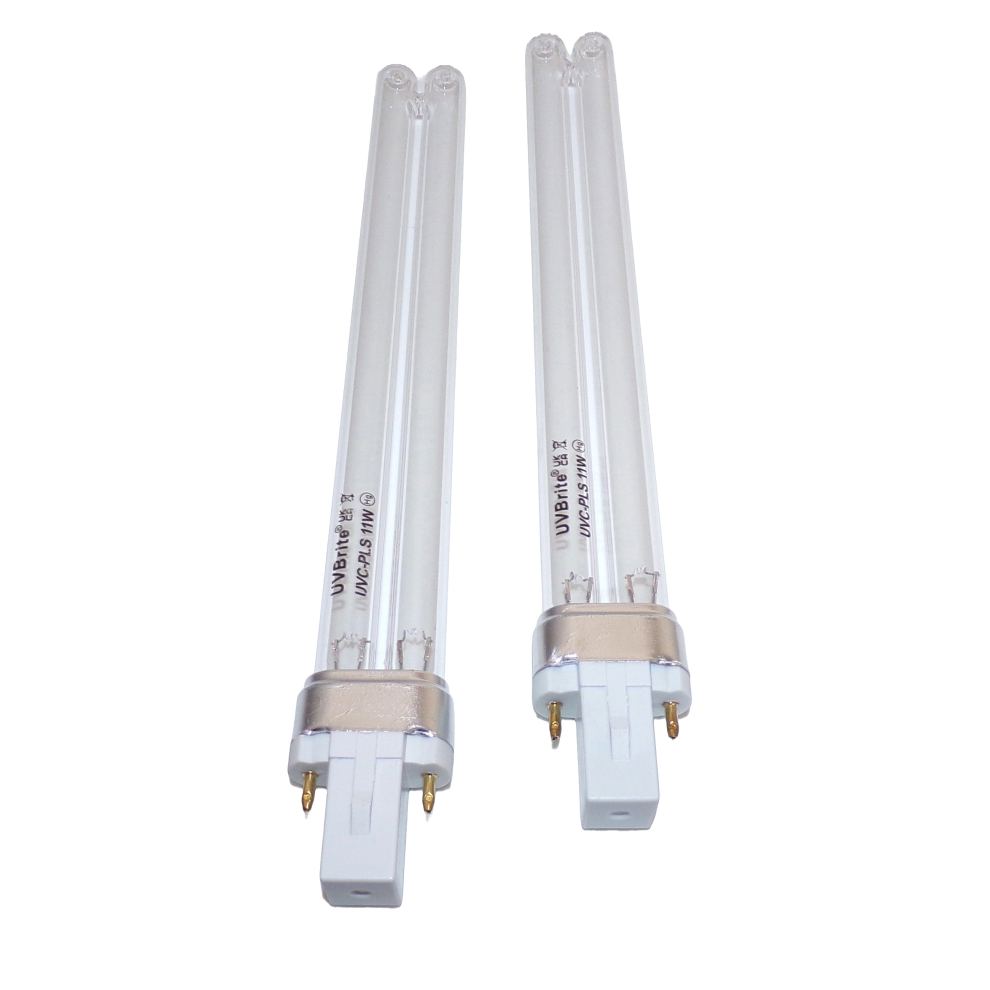 Uvbrite 2X11w Pls Uv Bulb For Pond Filter Uvc High-Performance Quartz (Pls-11W/Uvc)