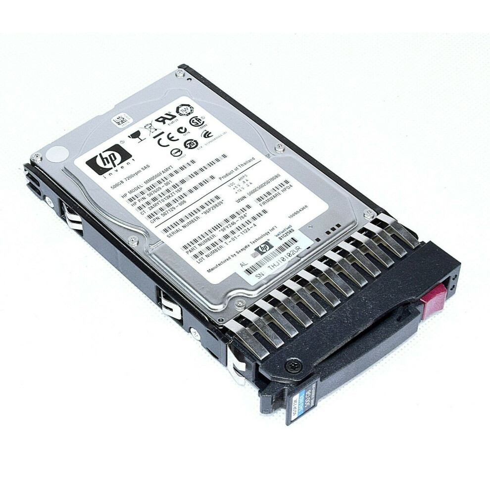 Hp 500Gb 6G Sas 7.2K Sff Hdd