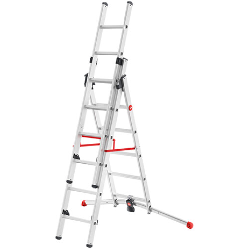Aluminium Combination Ladder ProfiLOT 2x6 S100